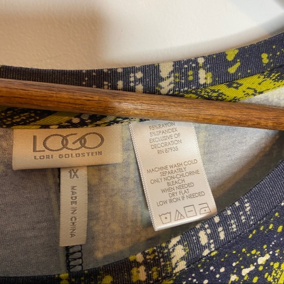 Logo by Lori Goldstein tunic top size 1X - Picture 8 of 8